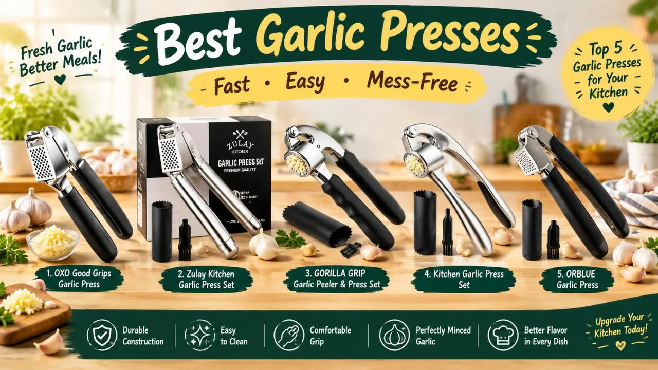 The Best Taste of Luck garlic press