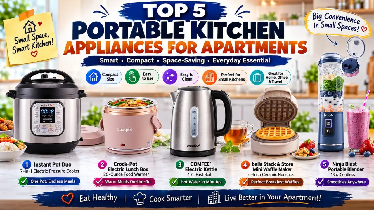 Portable Kitchen Appliances for Apartments