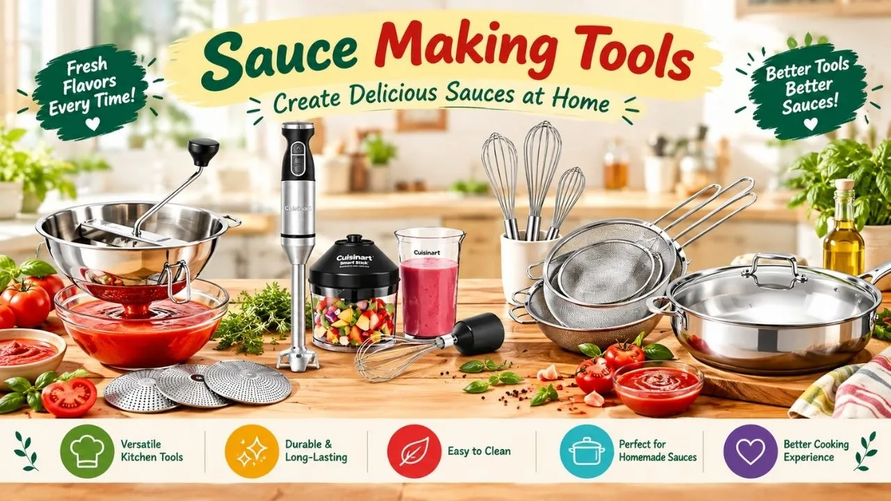 making tools to make wonderful sauces at home