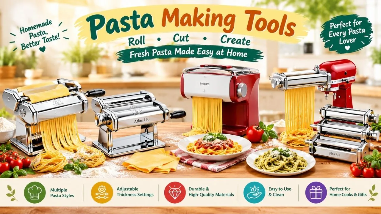 Pasta Making Tools for Fresh Homemade Pasta