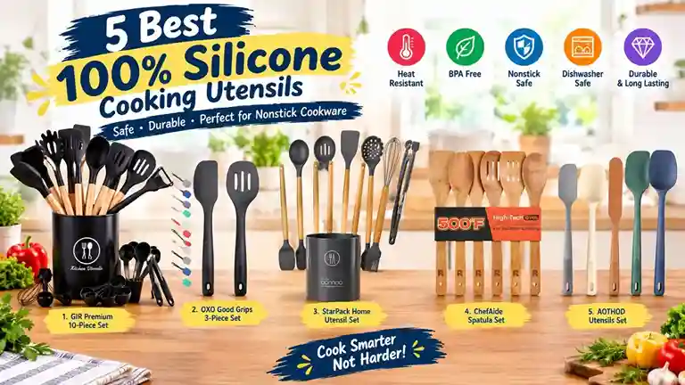 Silicone Utensils for Nonstick Cookware