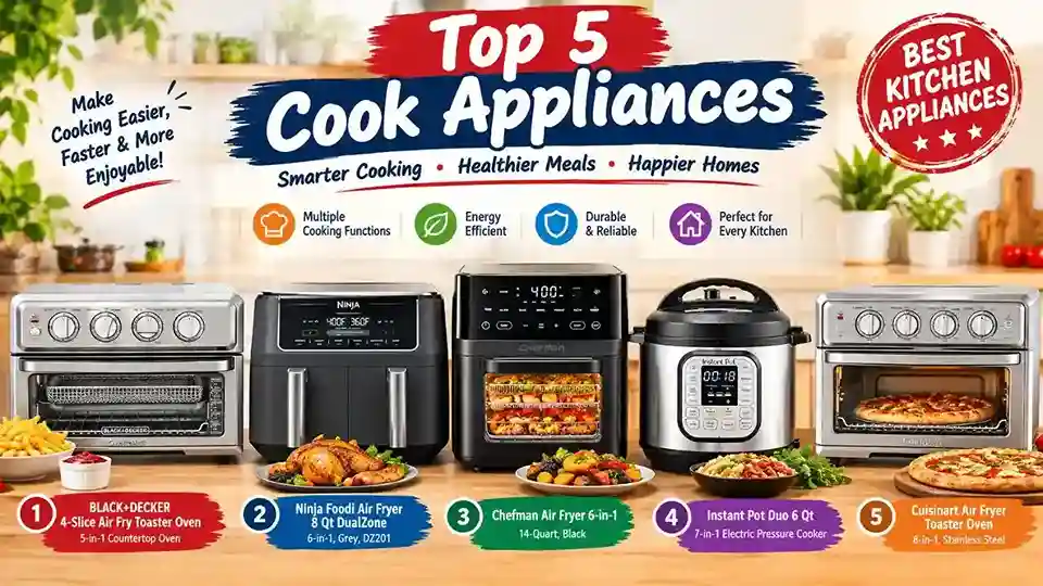 Top Cook Kitchen Appliances in Modern Kitchen