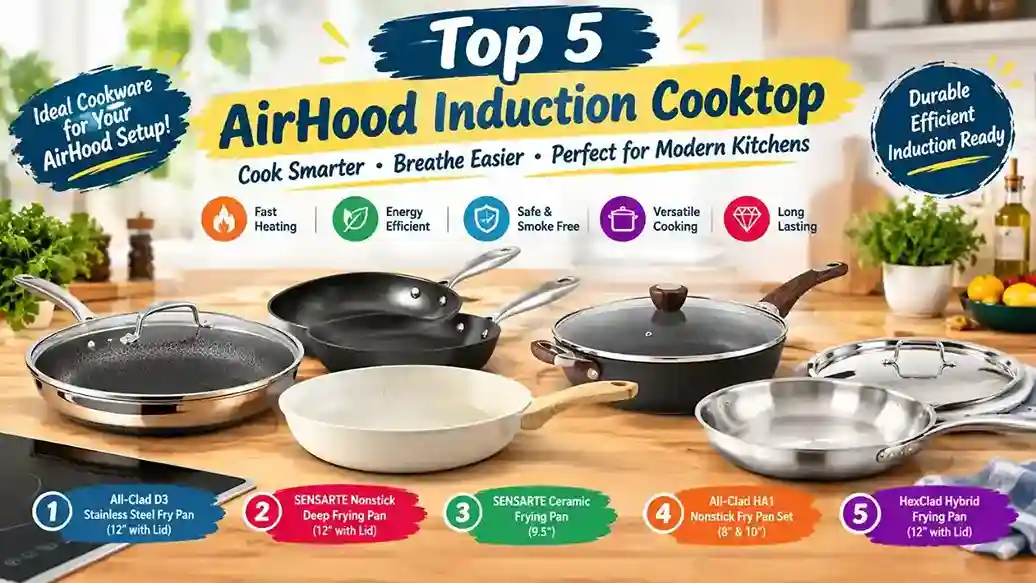Best Air Hood Induction Cook top Accessories and Cookware