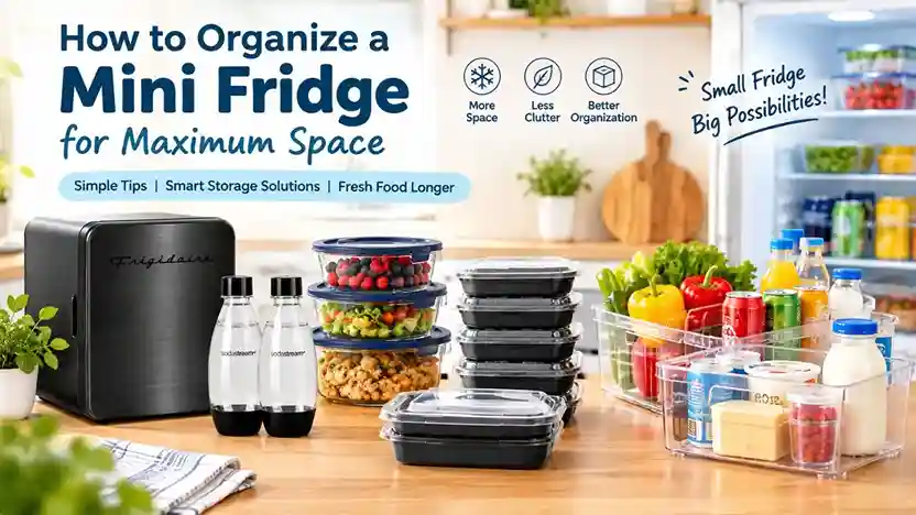 Mini Fridge Organization For Maximum Space