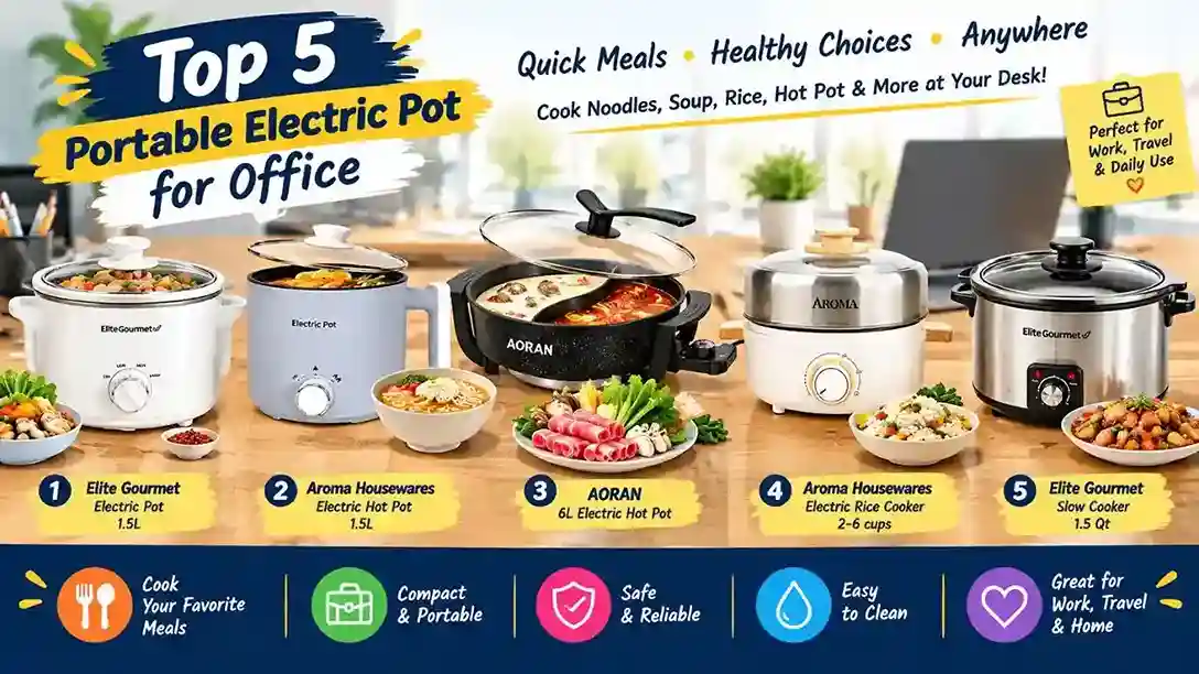 Best portable electric pot for office Portable cookers