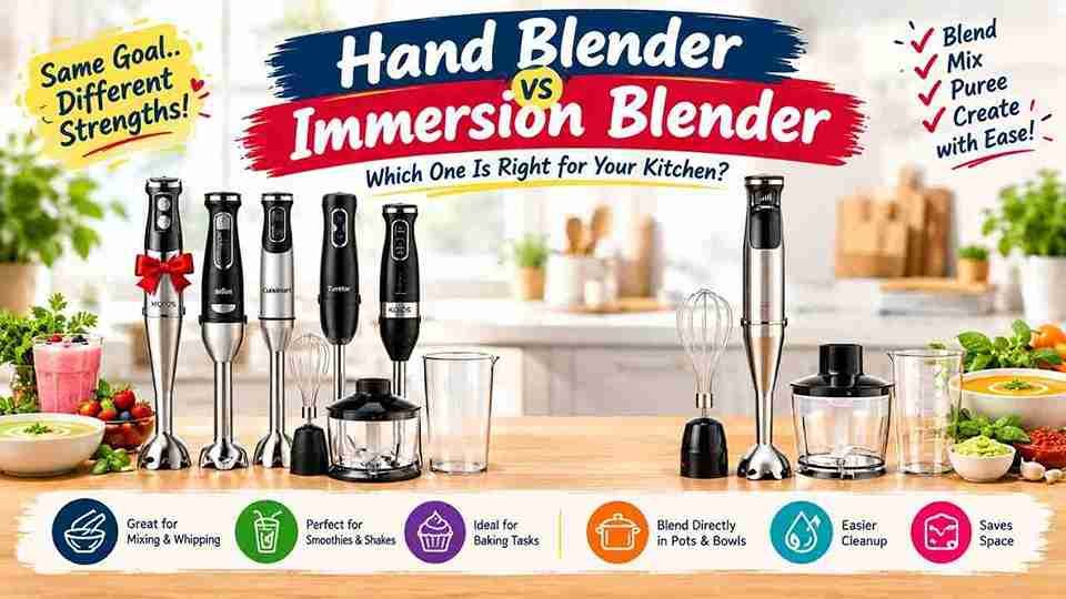Hand Blender vs Immersion Blender
